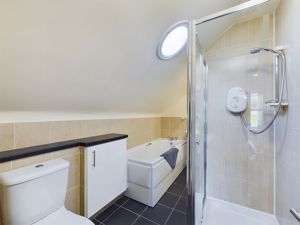 Katie's Corner Bathroom (Potential Owners' Acommodation)- click for photo gallery